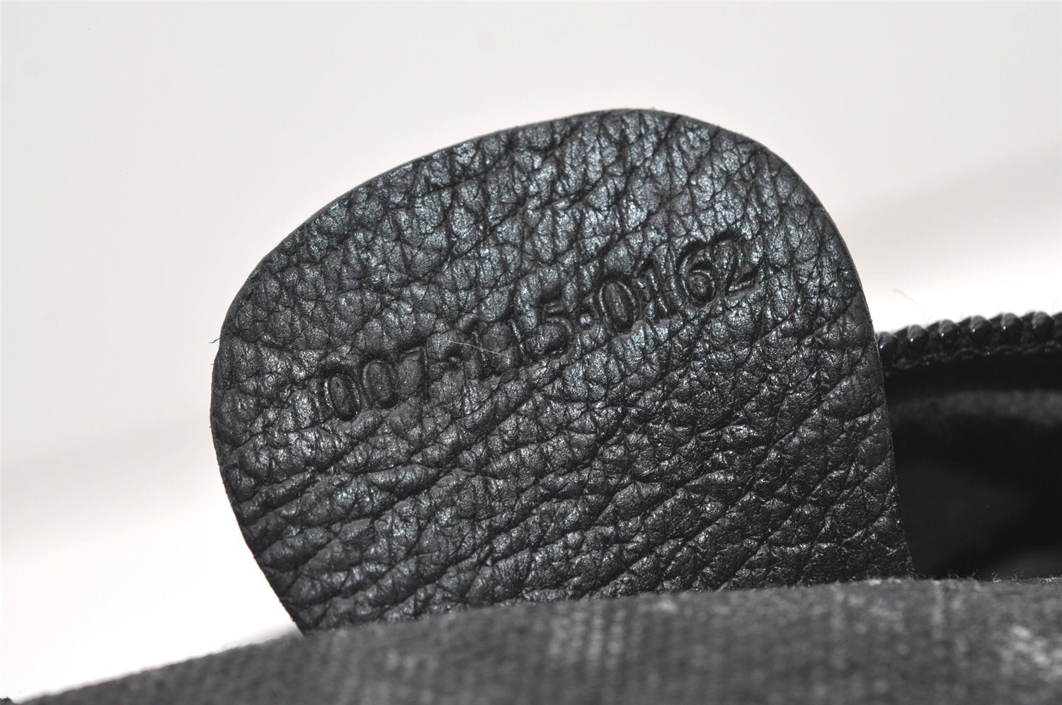 Authentic GUCCI Shoulder Cross Body Bag Purse Canvas Leather Black Junk 0575J