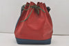 Louis Vuitton Epi Noe Tricolor Red x Blue x Green M44084 Drawstring Bag 0577J