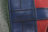 Louis Vuitton Epi Noe Tricolor Red x Blue x Green M44084 Drawstring Bag 0577J