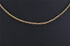 Authentic Christian Dior Gold Tone Chain Pendant Necklace CD 0577K