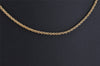 Authentic Christian Dior Gold Tone Chain Pendant Necklace CD 0577K