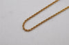 Authentic Christian Dior Gold Tone Chain Pendant Necklace CD 0577K