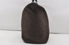 Auth FENDI Vintage Zucchino Travel Boston Bag Canvas Leather Brown Junk 0578J