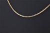 Authentic Christian Dior Vintage Gold Tone Chain Pendant Necklace CD 0578K