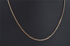 Authentic Christian Dior Vintage Gold Tone Chain Pendant Necklace CD 0578K