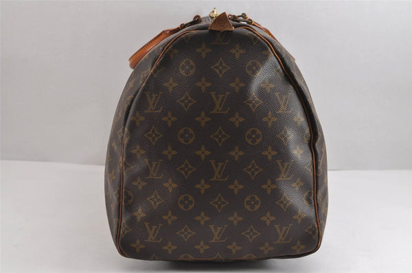 Authentic Louis Vuitton Monogram Keepall 55 Travel Boston Bag M41424 LV 0579J