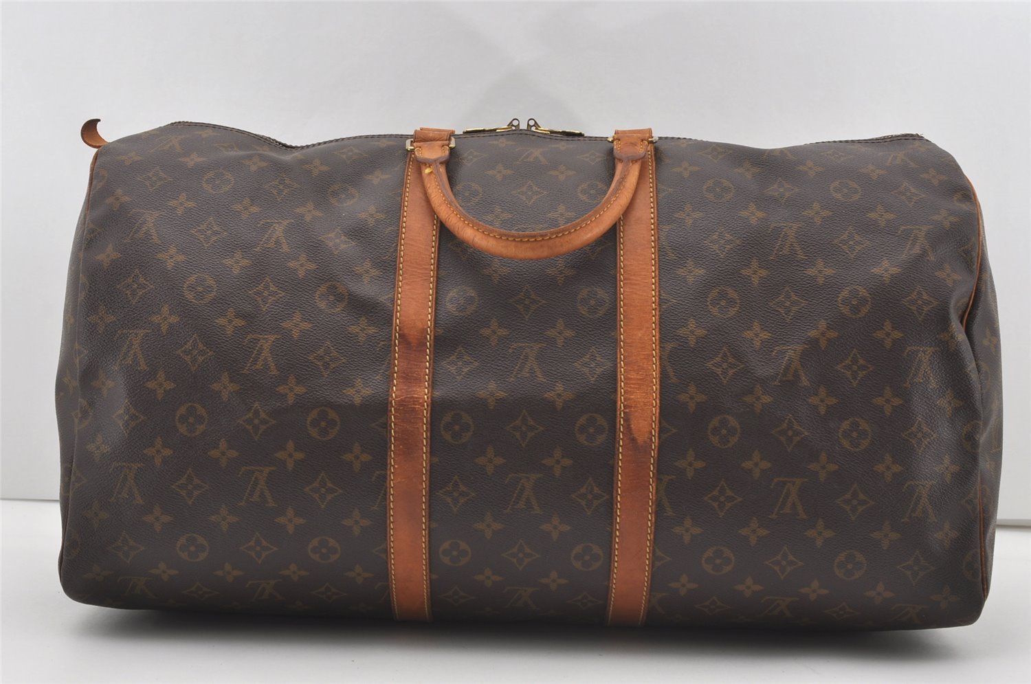 Authentic Louis Vuitton Monogram Keepall 55 Travel Boston Bag M41424 LV 0580J