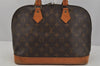 Authentic Louis Vuitton Monogram Alma Hand Bag Purse M51130 LV 0582J