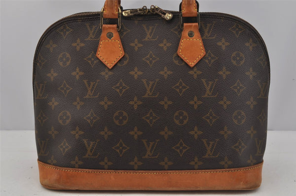 Authentic Louis Vuitton Monogram Alma Hand Bag Purse M51130 LV 0582J