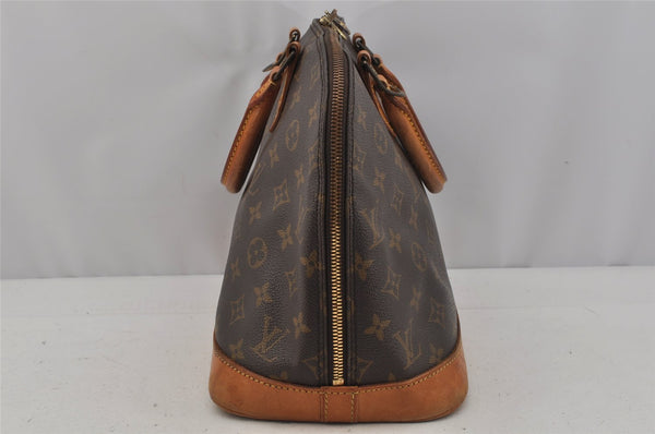Authentic Louis Vuitton Monogram Alma Hand Bag Purse M51130 LV 0582J