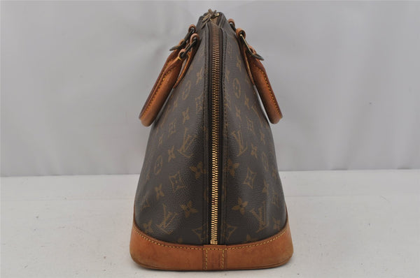 Authentic Louis Vuitton Monogram Alma Hand Bag Purse M51130 LV 0582J