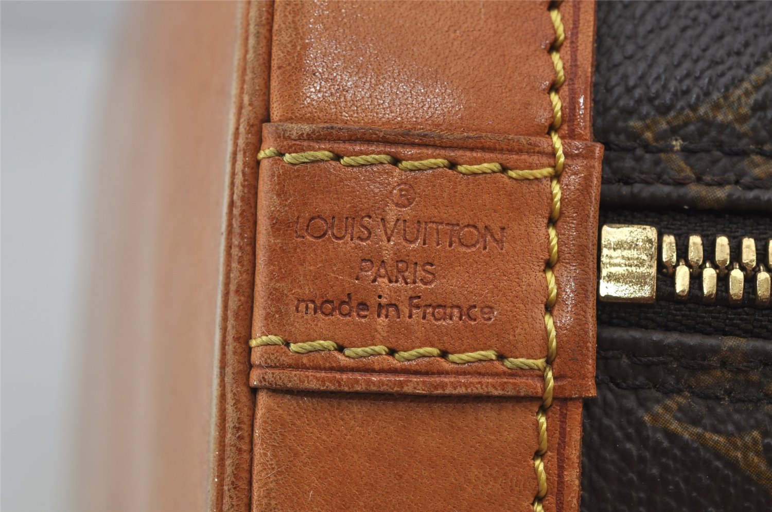 Authentic Louis Vuitton Monogram Alma Hand Bag Purse M51130 LV 0582J