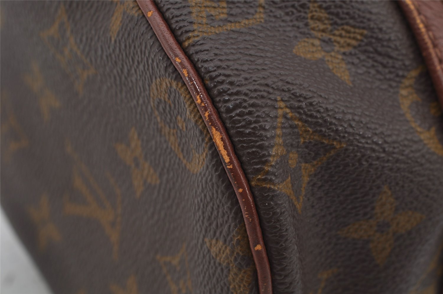 Authentic Louis Vuitton Monogram Papillon 26 Hand Bag Old Model LV Junk 0582K