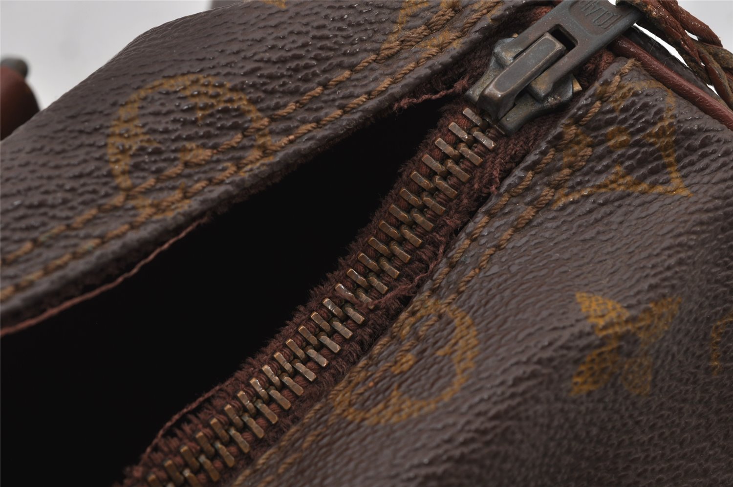 Authentic Louis Vuitton Monogram Papillon 26 Hand Bag Old Model LV Junk 0582K