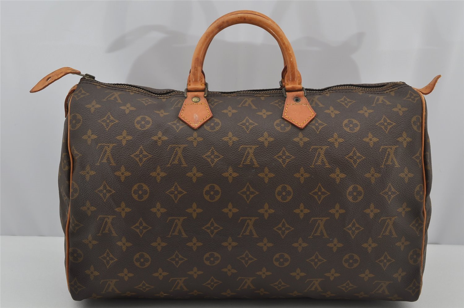 Authentic Louis Vuitton Monogram Speedy 40 Hand Boston Bag M41522 LV 0583J