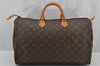 Authentic Louis Vuitton Monogram Speedy 40 Hand Boston Bag M41522 LV 0583J