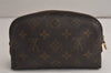 Authentic Louis Vuitton Monogram Pochette Cosmetic Pouch M47515 LV 0583K