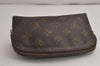 Authentic Louis Vuitton Monogram Pochette Cosmetic Pouch M47515 LV 0583K