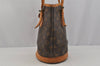Authentic Louis Vuitton Monogram Bucket PM Shoulder Tote Bag M42238 LV 0584J