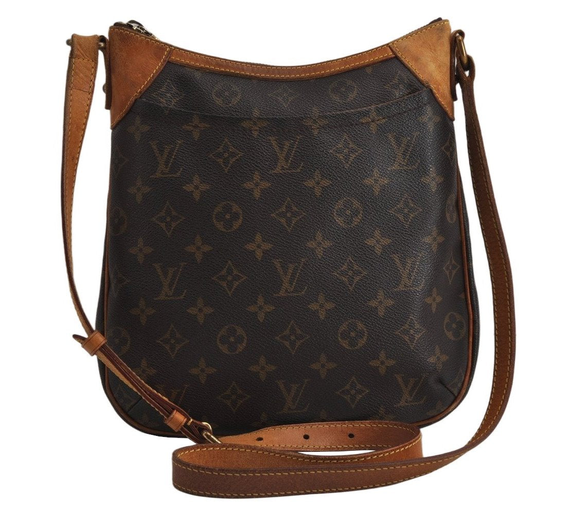 Authentic Louis Vuitton Monogram Odeon PM Shoulder Cross Bag M56390 LV 0585K