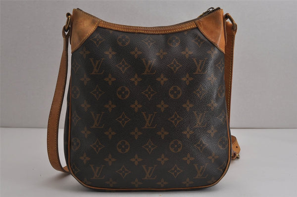 Authentic Louis Vuitton Monogram Odeon PM Shoulder Cross Bag M56390 LV 0585K