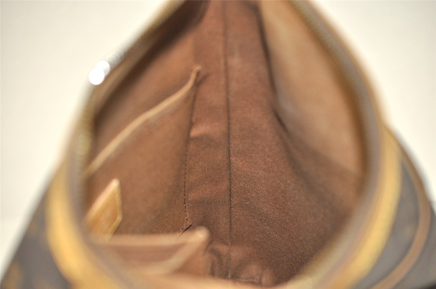 Authentic Louis Vuitton Monogram Odeon PM Shoulder Cross Bag M56390 LV 0585K