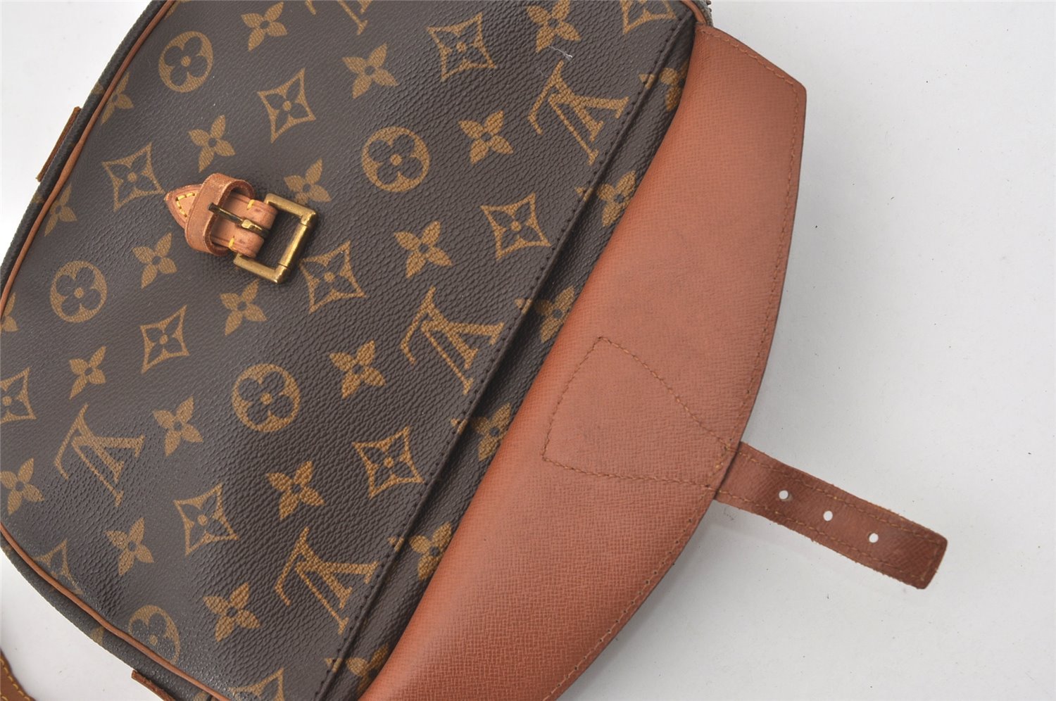 Authentic Louis Vuitton Monogram Jeune Fille MM M51226 Shoulder Cross Bag 0586J