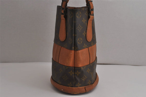 Authentic Louis Vuitton Monogram Bucket PM Shoulder Tote Bag USA Model LV 0587K