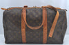 Authentic Louis Vuitton Monogram Sac Souple 45 Hand Boston Bag M41624 Junk 0588I