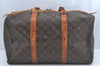 Authentic Louis Vuitton Monogram Sac Souple 45 Hand Boston Bag M41624 Junk 0588I