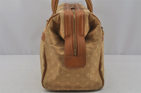 Auth Louis Vuitton Monogram Mini Josephine GM Hand Bag Beige M92413 LV 0589J