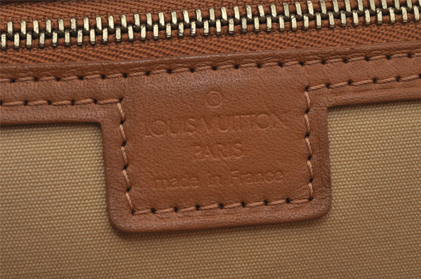 Auth Louis Vuitton Monogram Mini Josephine GM Hand Bag Beige M92413 LV 0589J