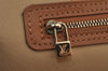 Auth Louis Vuitton Monogram Mini Josephine GM Hand Bag Beige M92413 LV 0589J