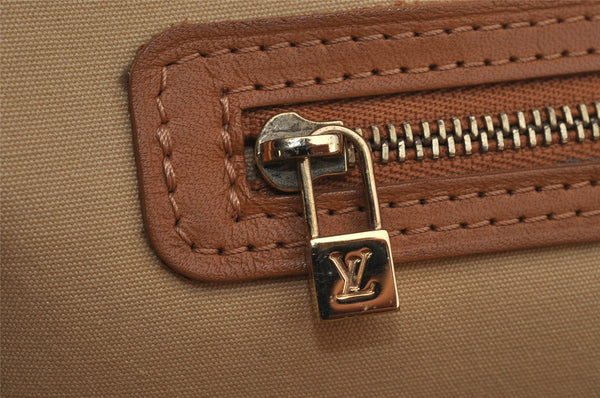 Auth Louis Vuitton Monogram Mini Josephine GM Hand Bag Beige M92413 LV 0589J