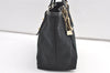 Authentic GUCCI Sherry Line Hand Tote Bag GG Canvas Leather 139261 Navy 0589K