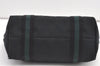 Authentic GUCCI Sherry Line Hand Tote Bag GG Canvas Leather 139261 Navy 0589K