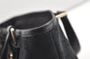 Authentic GUCCI Sherry Line Hand Tote Bag GG Canvas Leather 139261 Navy 0589K