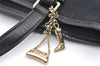 Authentic GUCCI Sherry Line Hand Tote Bag GG Canvas Leather 139261 Navy 0589K