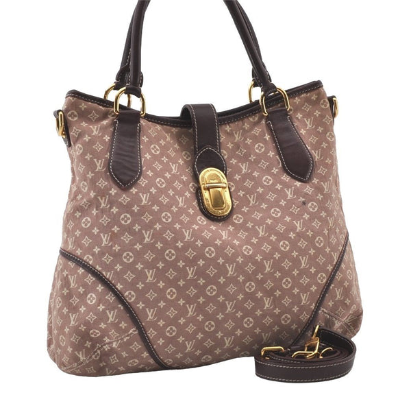 Authentic Louis Vuitton Monogram Idylle Elegie 2Way Tote Bag M56698 Pink 0590J
