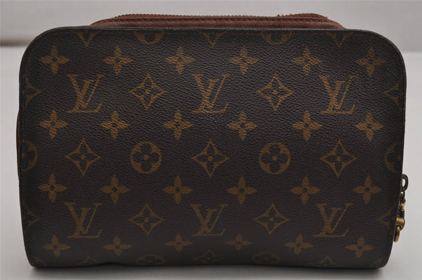 Authentic Louis Vuitton Monogram Orsay Clutch Hand Bag Purse M51790 LV 0590K