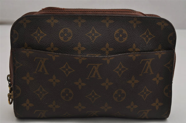 Authentic Louis Vuitton Monogram Orsay Clutch Hand Bag Purse M51790 LV 0590K