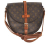 Authentic Louis Vuitton Monogram Chantilly GM Shoulder Cross Bag Old Model 0591K