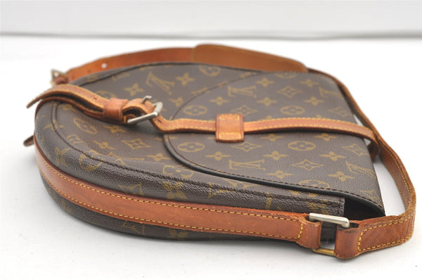 Authentic Louis Vuitton Monogram Chantilly GM Shoulder Cross Bag Old Model 0591K