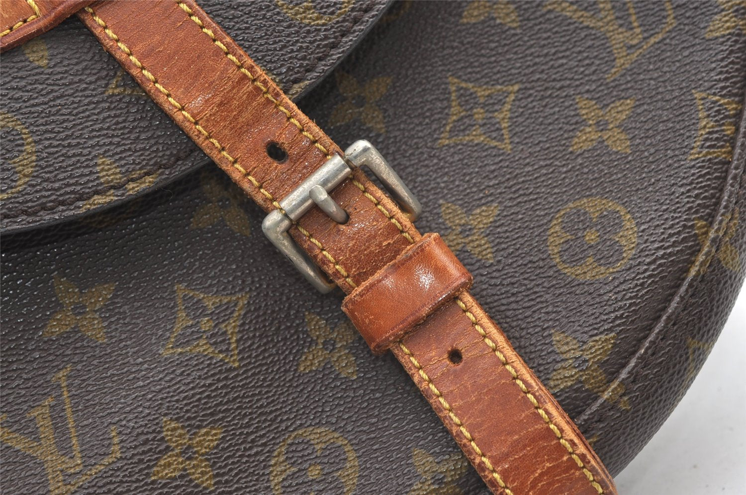 Authentic Louis Vuitton Monogram Chantilly GM Shoulder Cross Bag Old Model 0591K