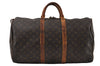 Authentic Louis Vuitton Monogram Keepall 50 Travel Boston Bag M41426 LV 0592J