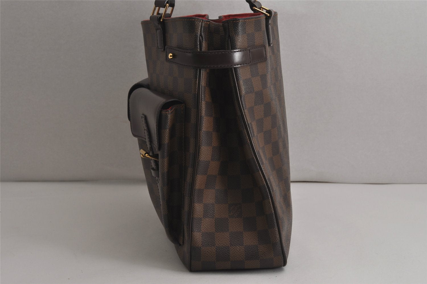 Authentic Louis Vuitton Damier Uzes Shoulder Tote Bag Purse N51128 LV 0592K