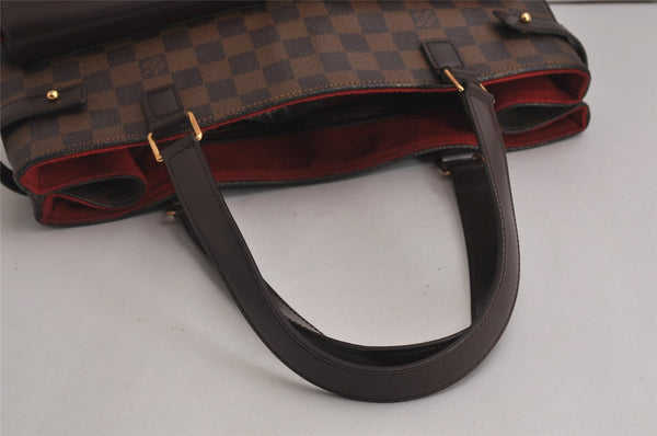 Authentic Louis Vuitton Damier Uzes Shoulder Tote Bag Purse N51128 LV 0592K