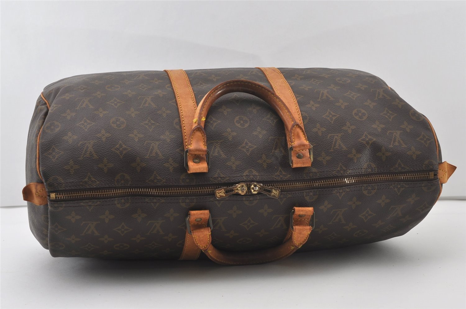 Authentic Louis Vuitton Monogram Keepall 50 Travel Boston Bag M41426 LV 0594J