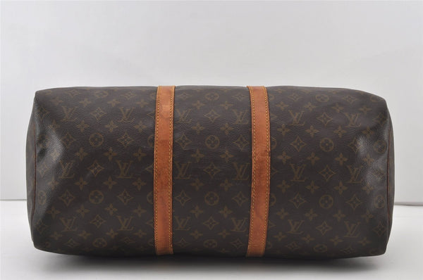 Authentic Louis Vuitton Monogram Keepall 50 Travel Boston Bag M41426 LV 0594J