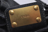 Authentic Chloe Vintage Paddington Leather Shoulder Hand Bag Black 0596J